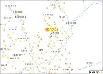 map of Manzai