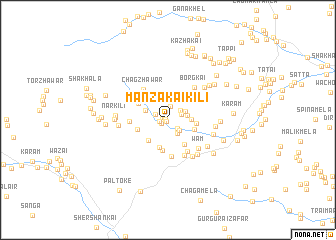 map of Manzakai Kili