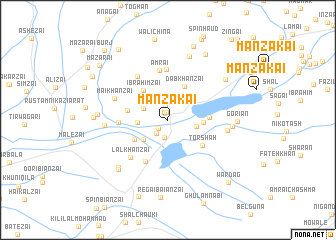 map of Manzakai