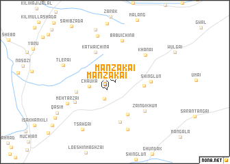 map of Manzakai