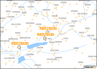 map of Manzakai