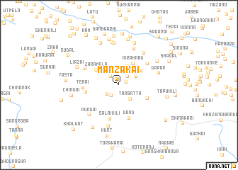 map of Manzakai