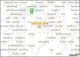 map of Manzaloma