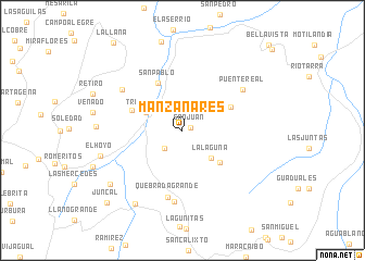 map of Manzanares