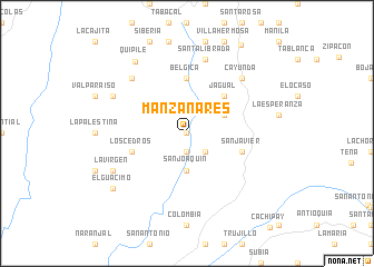 map of Manzanares