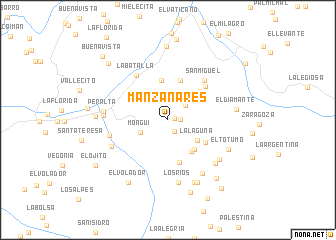 map of Manzanares