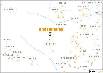 map of Manzanares