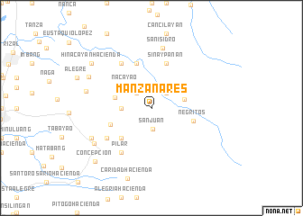 map of Manzanares