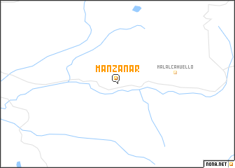 map of Manzanar