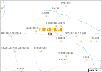 map of Manzanilla