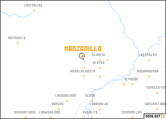 map of Manzanillo