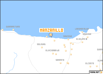 map of Manzanillo