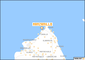 map of Manzanillo