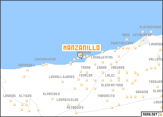 map of Manzanillo