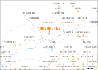 map of Manzanotes
