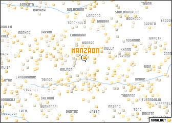 map of Manzaon