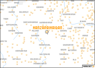 map of Manzarai Maidān