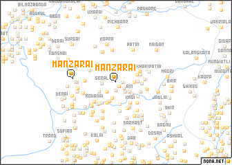map of Manzarai
