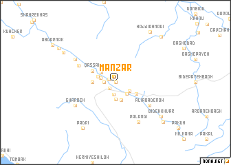 map of Manz̧ar