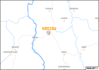 map of Manzaw