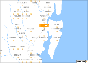 map of Manza