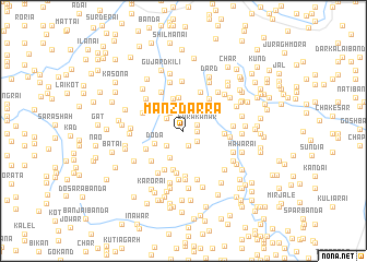 map of Manzdarra