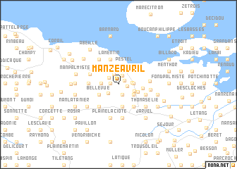 map of Manze Avril