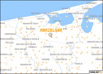 map of Manzel Sar