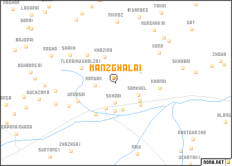 map of Manzghalai