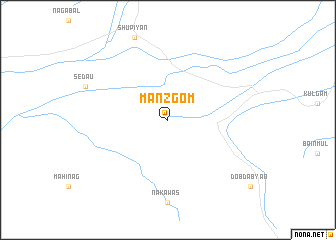 map of Manzgom