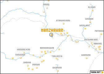 map of Man Zhāwar