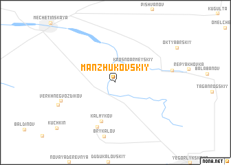 map of Manzhukovskiy
