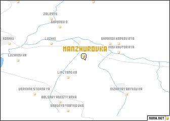 map of Manzhurovka