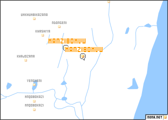 map of Manzibomvu