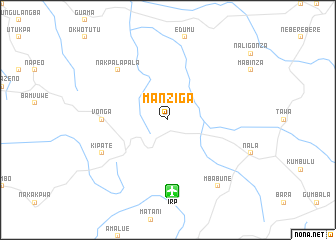 map of Manziga