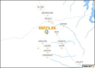 map of Manzilah