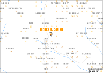map of Manzil Drībī