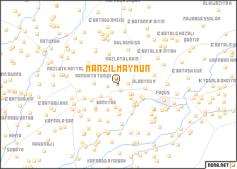 map of Manzil Maymūn