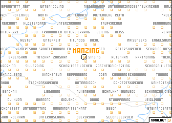 map of Manzing