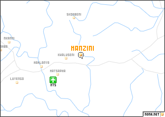 map of Manzini