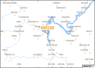 map of Manzon