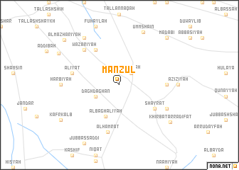 map of Manzūl