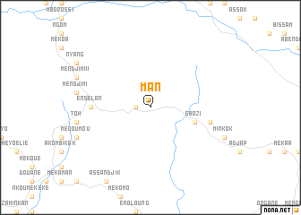 map of Mân