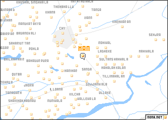 map of Mān