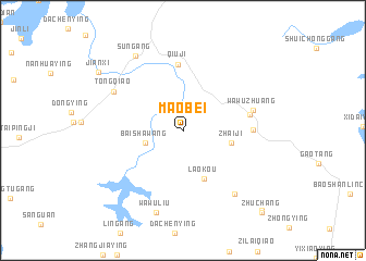 map of Maobei