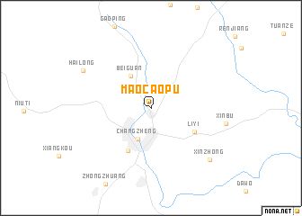 map of Maocaopu