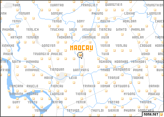 map of Mão Cầu