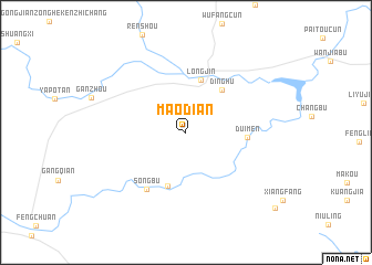map of Maodian