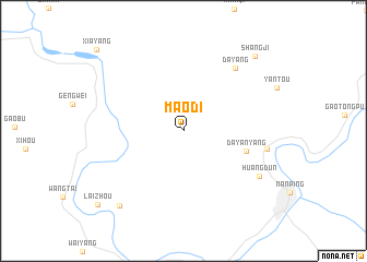 map of Maodi