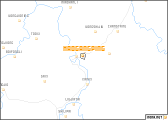 map of Maogangping